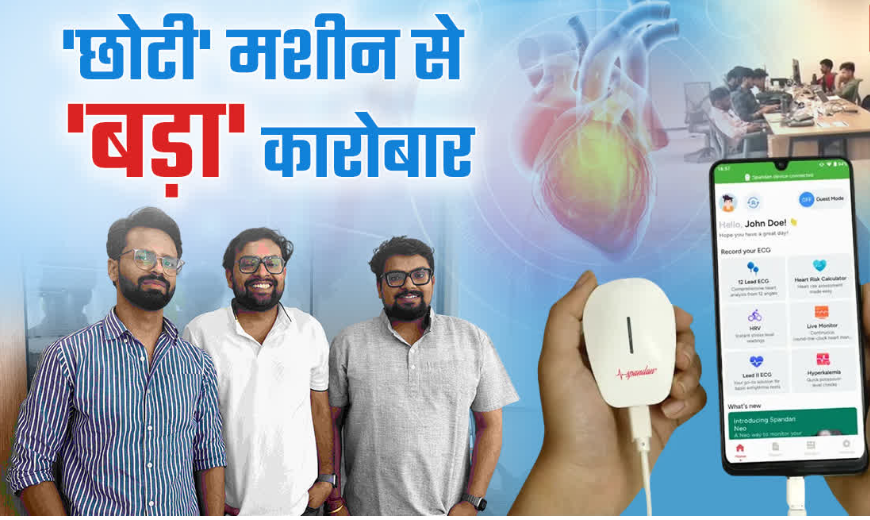 उत्तराखंड के पहले स्टार्टअप कंपनी ने लोगों की जेब में पहुंचाई ECG मशीन, 4 साल में 500 करोड़ का कारोबार खड़ा